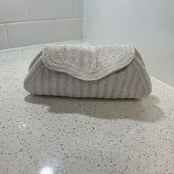 BHLDN White Bridal Clutch 