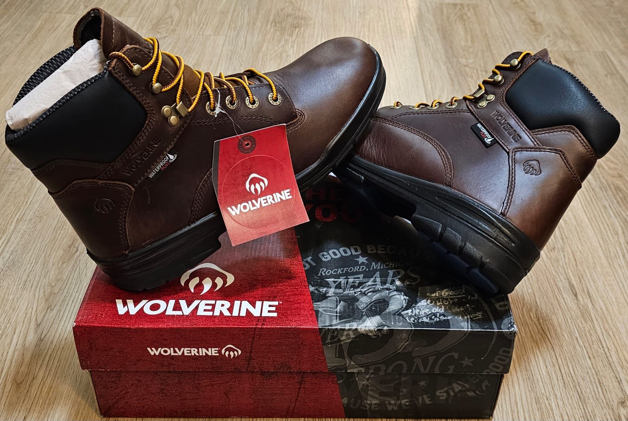 Wolverine Work Boots Size 11.5 For Men