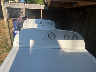 whirlpool washer and dryer