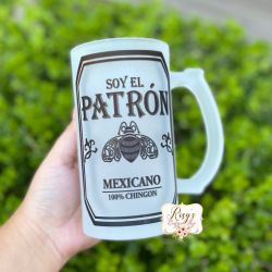 Soy El Patron 15oz Beer Mug