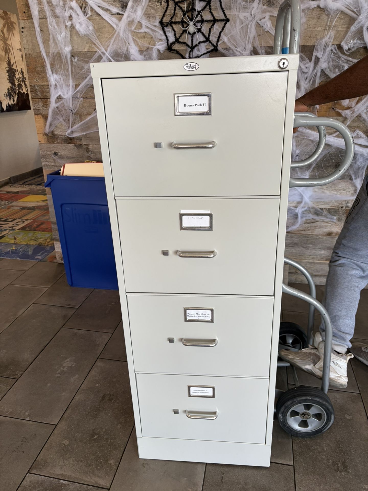 $40 OBO. Grey. 4 Drawer File Cabinets.