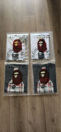 bape shirts 4pc