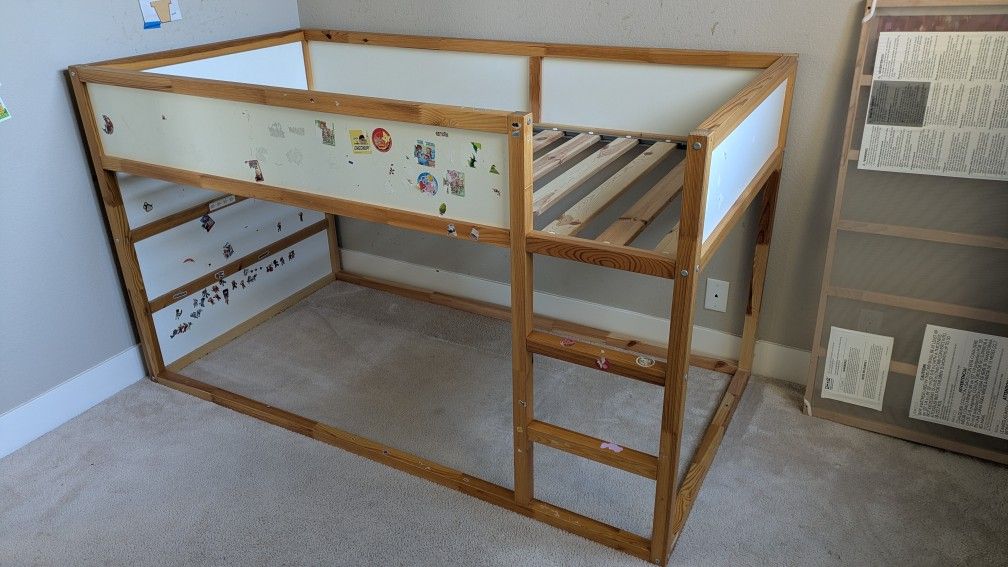 IKEA Kids Reversible Bed Twin With Tent Topper