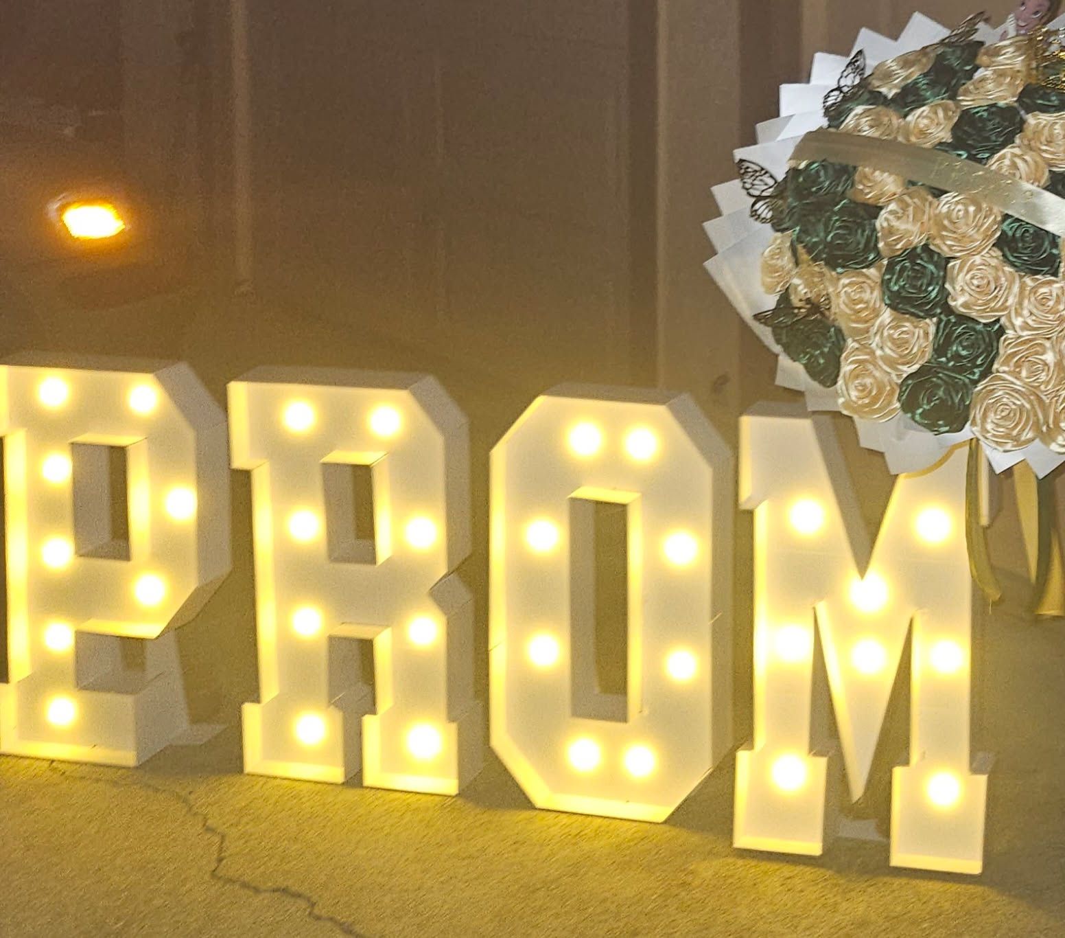 Prom Letter Lights