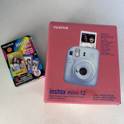 New Instax mini 12 - Pastel blue