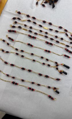 10k Gold Azabache Baby Bracelet