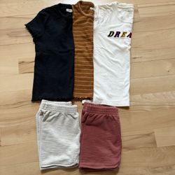 madewell top and shorts  small $10 for all