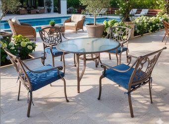 Allen + Roth Outdoor Patio Dining Set 4 person