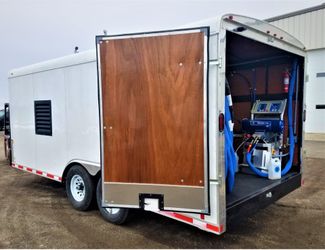 Spray foam trailer