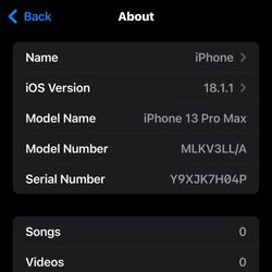 Unlocked iPhone 13 Pro Max Blue 256 Gb 256gb
