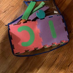 Alphabet floor puzzle