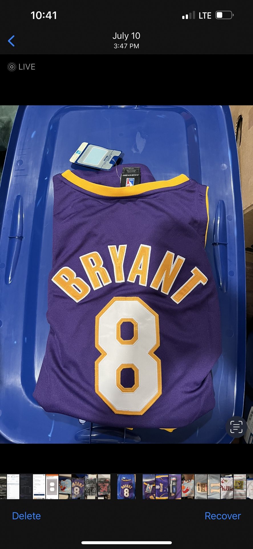 Kobe Bryant #8 Jersey New