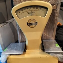 Antique East German Rapido Weight Scale 