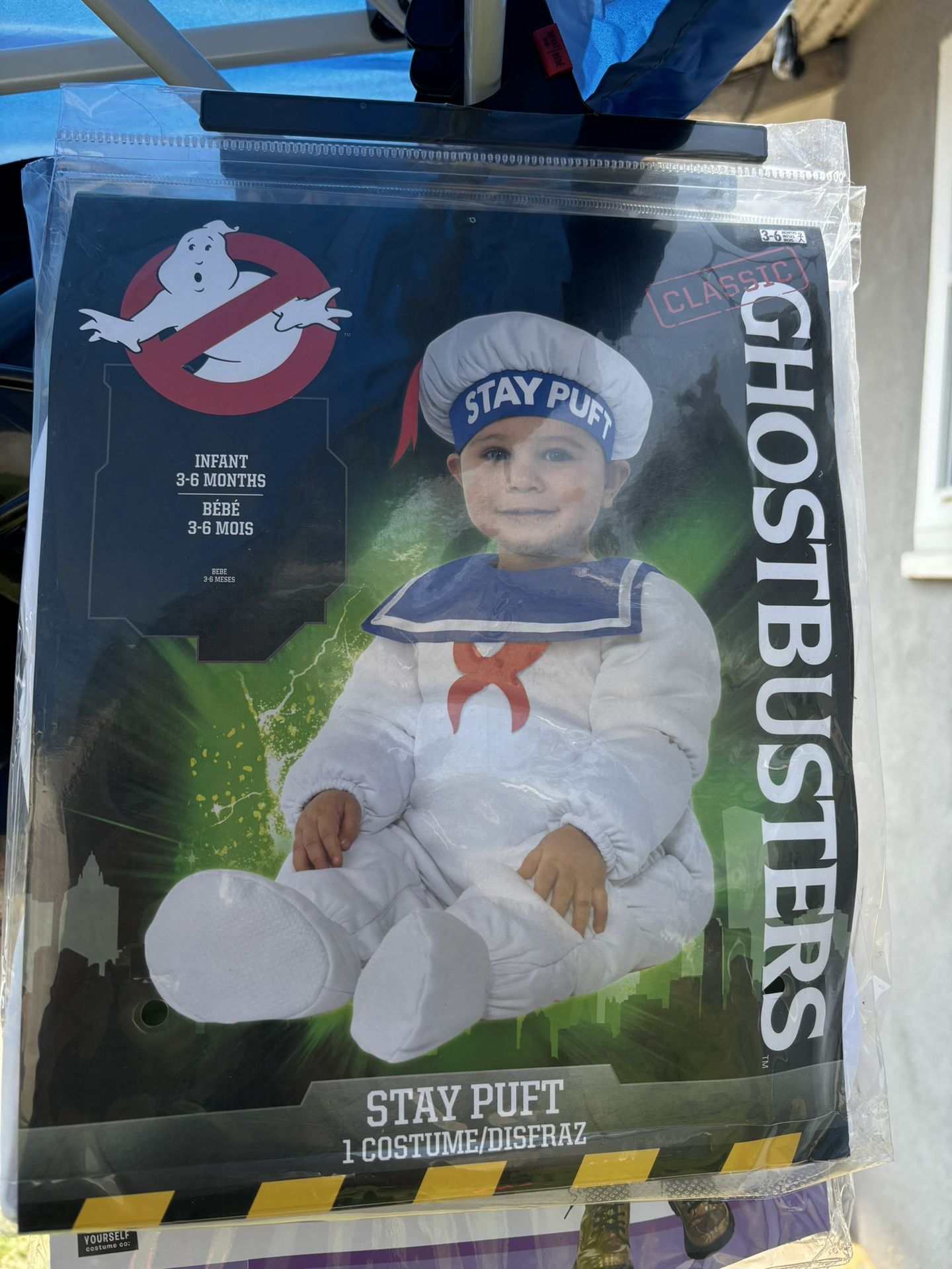 ghost busters 3-6 month baby costume