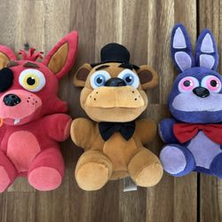 Five Nights Of Freddys Plushies 