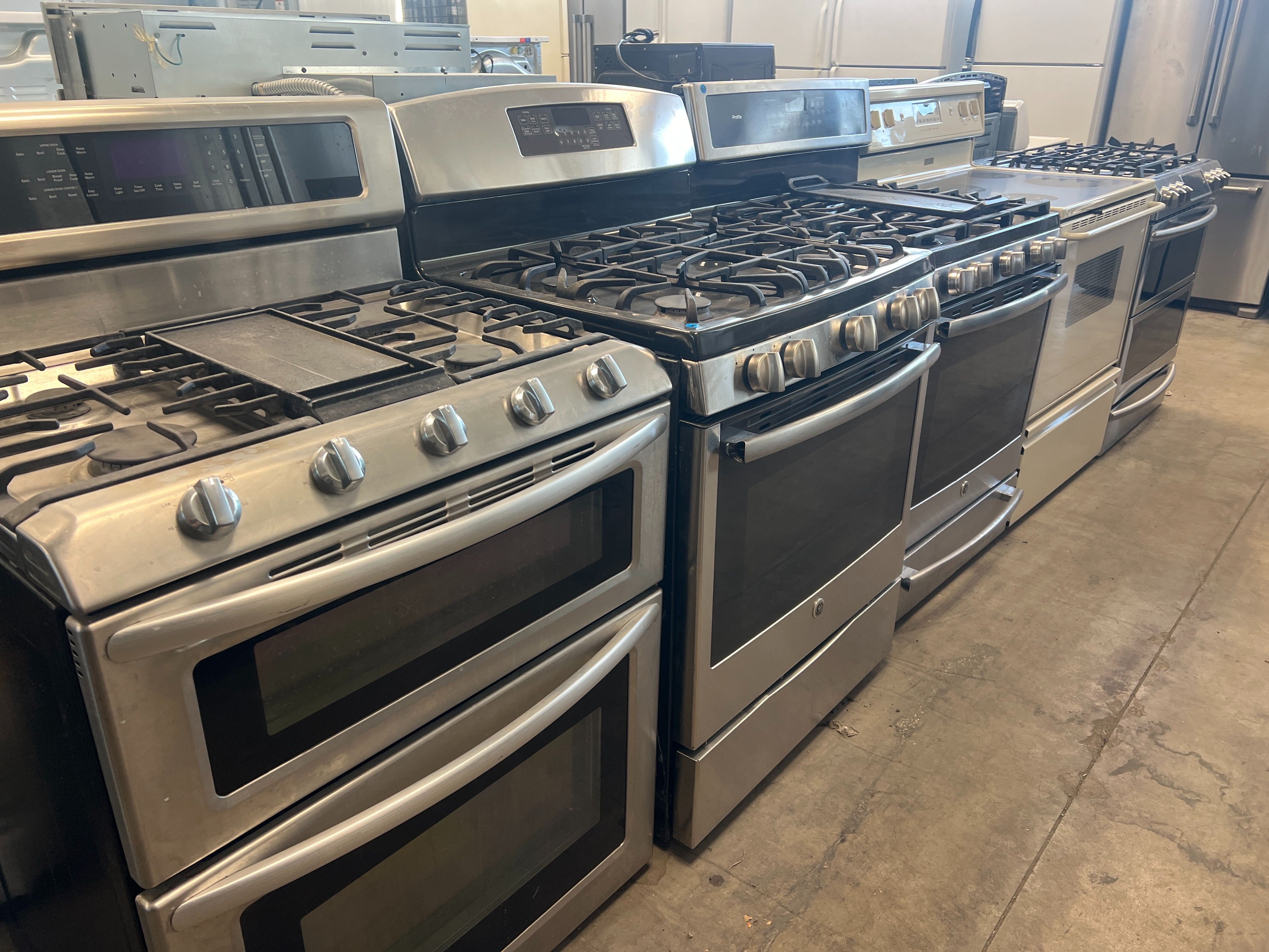 2 LOCATIONS - USED STOVES /RANGES/ WALL OVENS -FREE DELIVERY -120 DAY WARRANTY