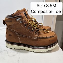 Wolverine Composite Toe Work Boots Size 8.5 