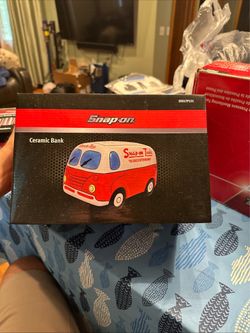 Snapon snap on ceramic bank