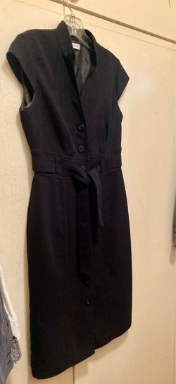 Calvin Klein black dress with lining very good condition chest 30 waist 27 hip 34 long 39