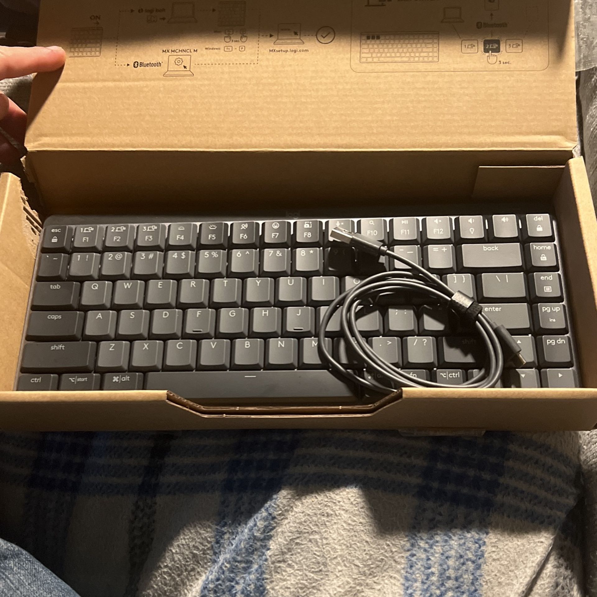 Logitech MX Mechanical Mini Keyboard And Mx Master 3S Mouse (both Wireless)