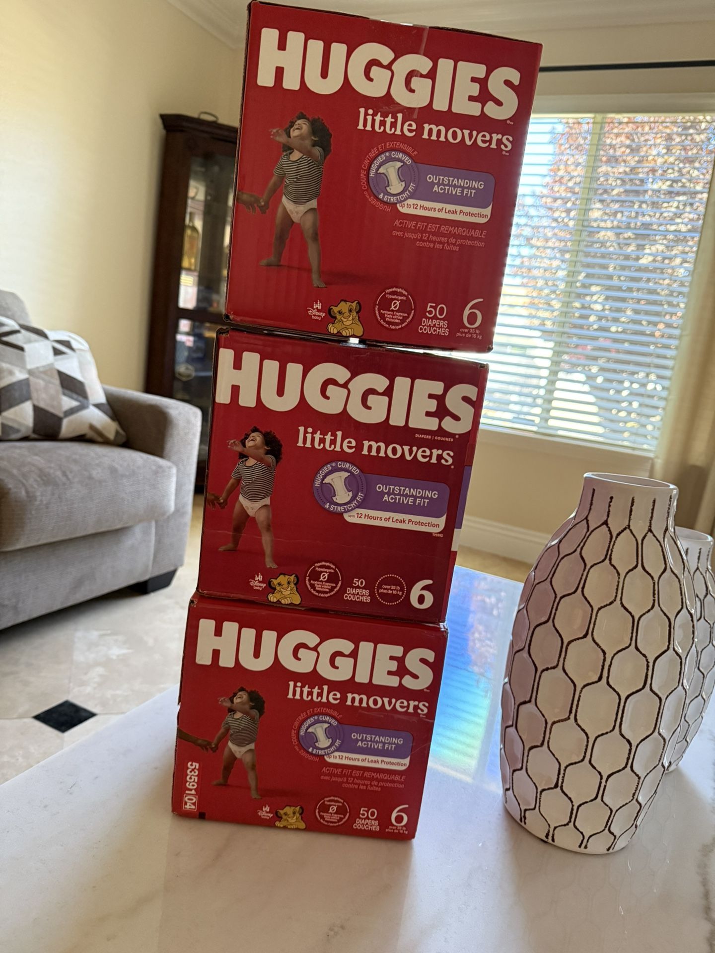 Huggies Little Movers Size 6 $22 Each