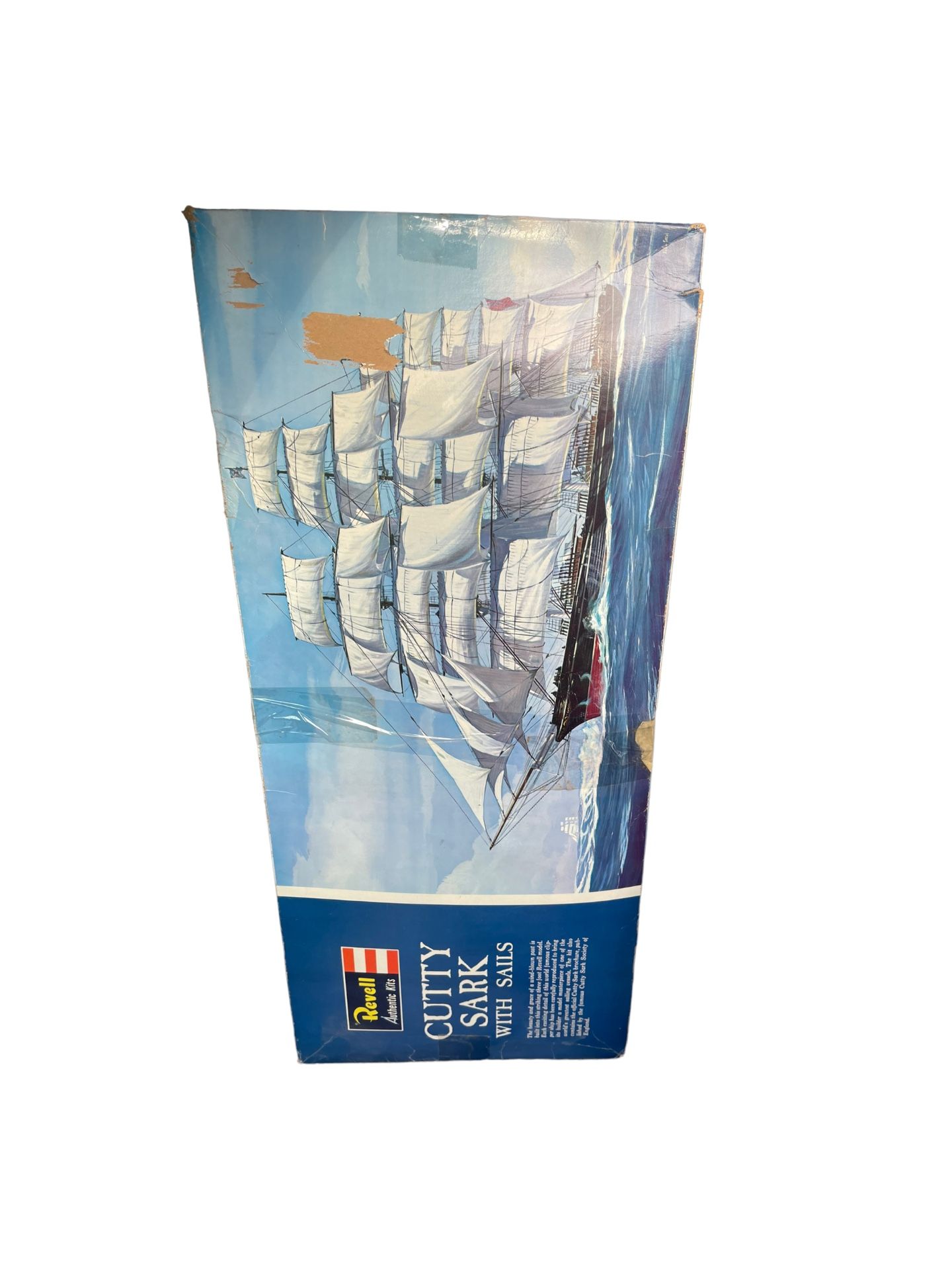 1969 Revell Clipper Ship Cutty Shark Model w/ Sails 1:96 H395 & Box 100% Complete