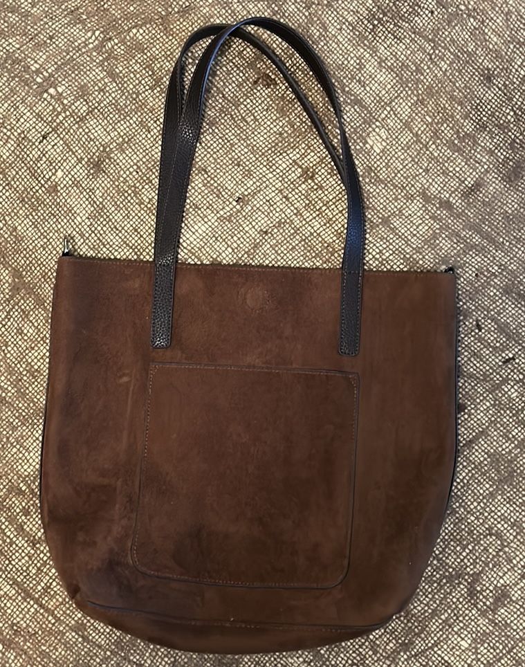 Faux Suede Bag