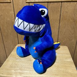 Fiesta Peekaboo T-Rex Dinosaur Plush Pillow Zippered Toy Stuffed Animal 15”