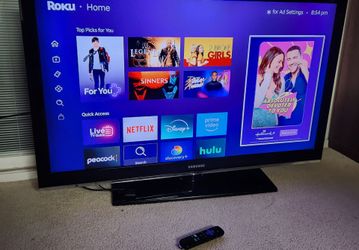 Samsung 46 inch 1080p LCD hdtv with ROKU