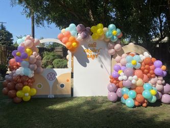 Groovy Themed Backdrop