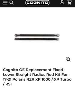 17-21 Polaris RZR Lower Radius Rod
