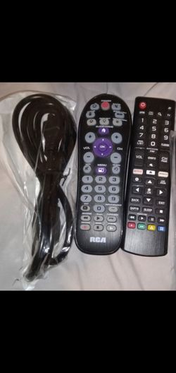 2 Universal remotes and plug