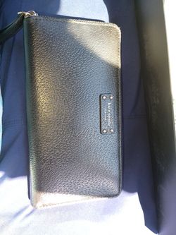 Kate Spade Accordion Zip Leather Wallet In