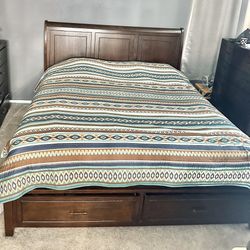 3 Piece Mahogany Bedroom Set Very Good Quality• Located In Yuciapa  I Am Willing To Sell The Pieces Separate Separately. Moving Out On Tuesday 