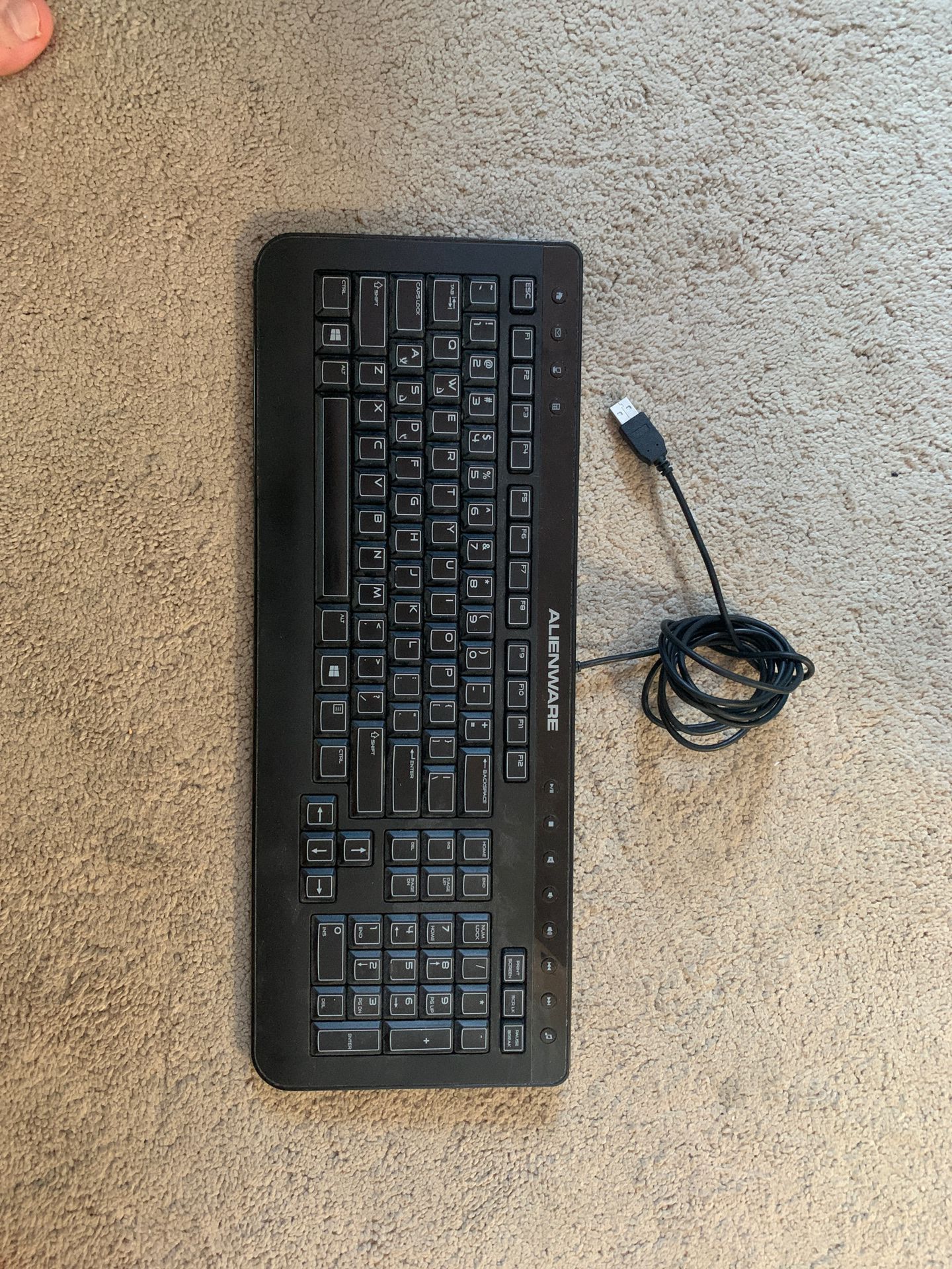 ALIENWARE DELL computer keyboard gaming