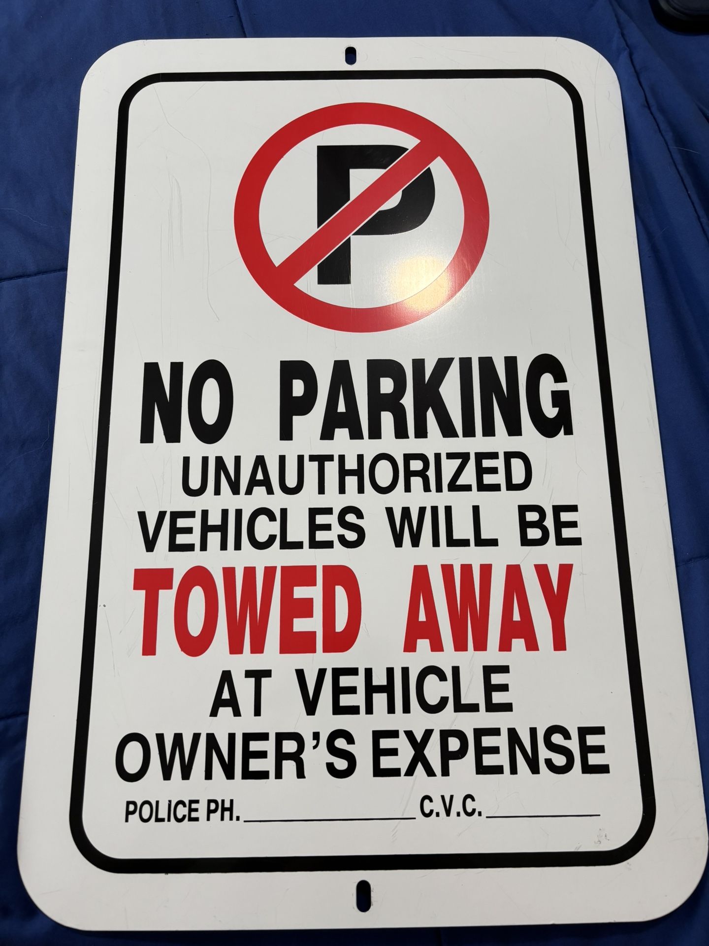 No Parking Sign