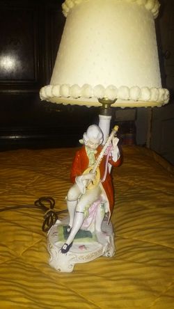 Vintage porcelain lamp from Germany