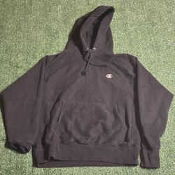 Vintage Champion Logo Hoodie 