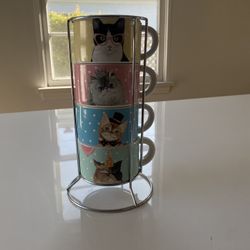 Party Cat Coffee Cups