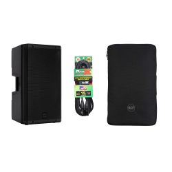 RCF ART-915A Speaker Package Including Padded Cover and Microphone Cable