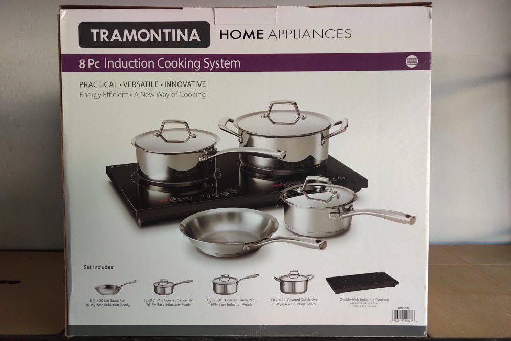Tramontina 8 Piece Induction Cooking System for Sale in Rancho Cucamonga,  CA - OfferUp