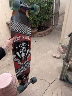Sector 9 Co-Pilot Red Longboard Skateboard Complete 9.2 x 42