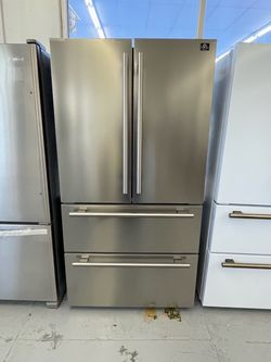 New FORNO 36” 19.3 Cu FtCounter Depth Refrigerator Stainless Steel / 2 Years Warranty