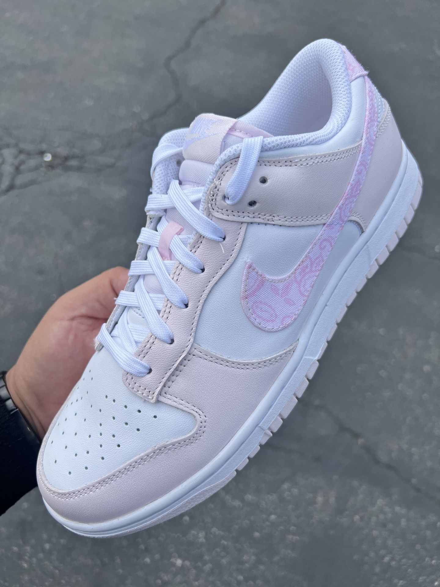 Nike Dunk Low Pink Paisley Size Women