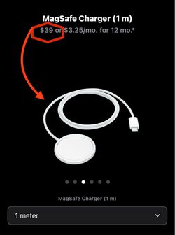 Apple MagSafe Charger 1 Meter