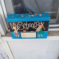 Vintage 60s School  Box