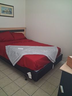 Full/Queen Bed Frame with Headboard