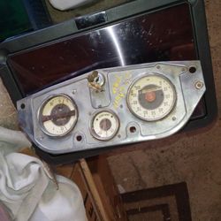 1934 GM Chevy Guages Cluster Used Condition But Completely 
