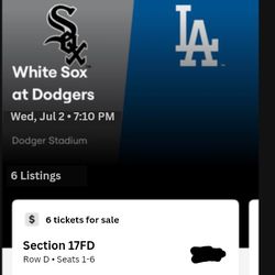 Dodgers Vs White Sox