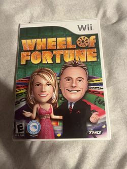 Wheel of Fortune Nintendo Wii Game – $10